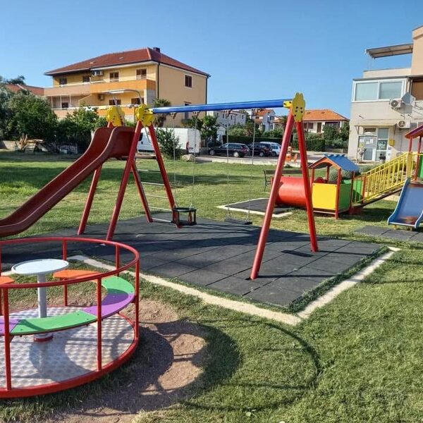 Játszótér a kemping sarkában