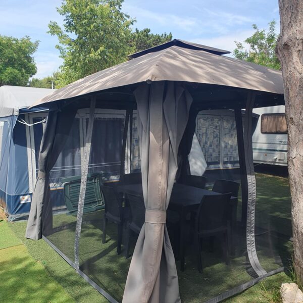 Kiülő felállítva